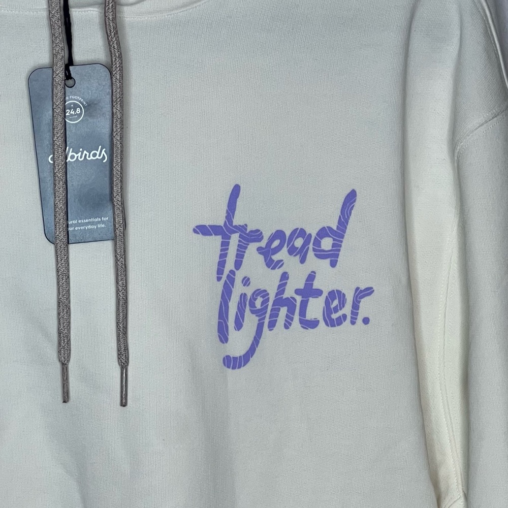 NWT Allbirds Limited R&R Tread Lighter Natural White Hoodie Adult XXL - Picture 6 of 12